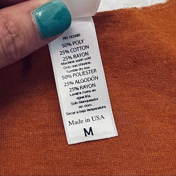 NWOT Over the Limit Orange Racerback Tank Top M - Picture 11 of 14